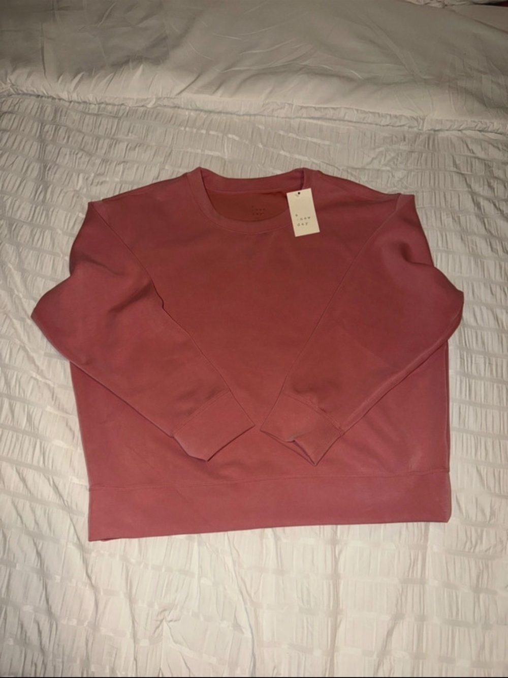 a new day Women's Sandwash Sweatshirt in Dusty Rose